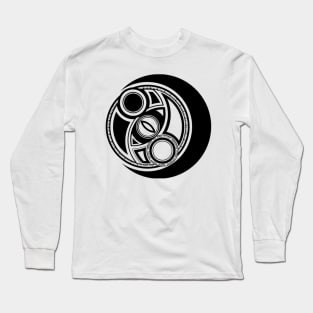 Bayonetta Witch Cirlce + Crescent Moon Long Sleeve T-Shirt